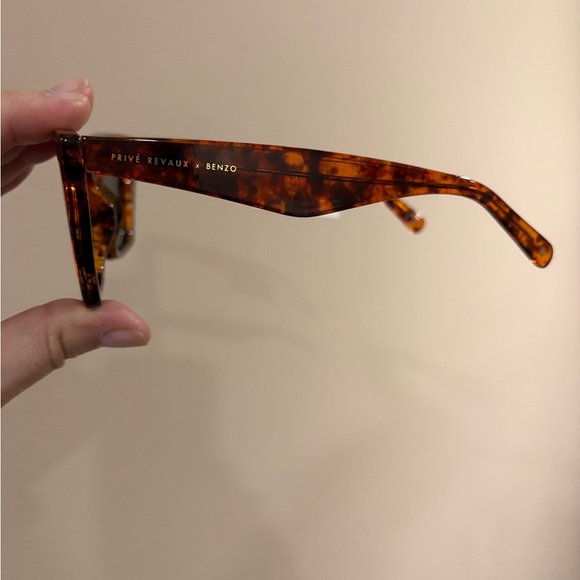 PRIVE REVAUX X BENZO VICTORIA TORTOISE AUTHENTIC SUNGLASSES POLARIZED - Picture 4 of 6